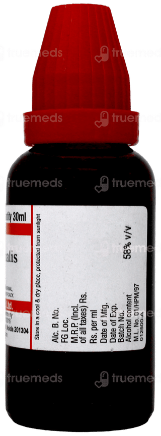 Dr Willmar Schwabe Paeonia Officinalis Q Mother Tincture 30Ml
