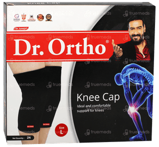 Dr Ortho Large Black Knee Cap 2