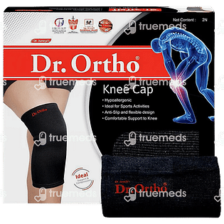 Dr Ortho Large Black Knee Cap 2