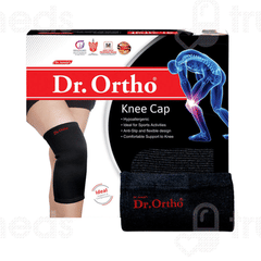Dr Ortho Large Black Knee Cap 2