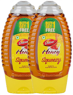 Dabur Honey Squeezy 225gm Buy 1 Get 1 Free