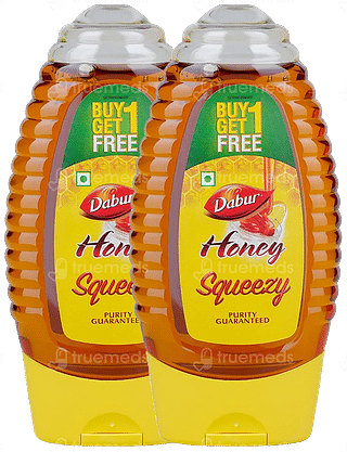 Dabur Honey Squeezy 225gm Buy 1 Get 1 Free