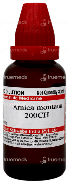 Dr Willmar Schwabe Arnica Montana 200Ch Dilution 30Ml