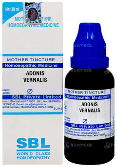 Sbl Adonis Vernalis Q Mother Tincture 30ml Sbl Adonis Vernalis Q Mother Tincture 30ml