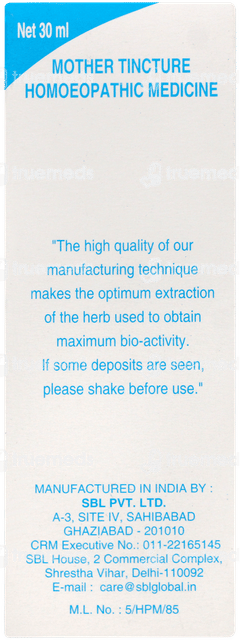 Sbl Adonis Vernalis Q Mother Tincture 30ml