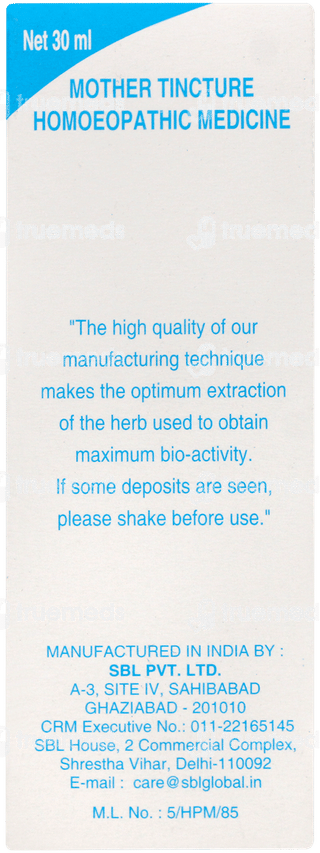 Sbl Adonis Vernalis Q Mother Tincture 30ml