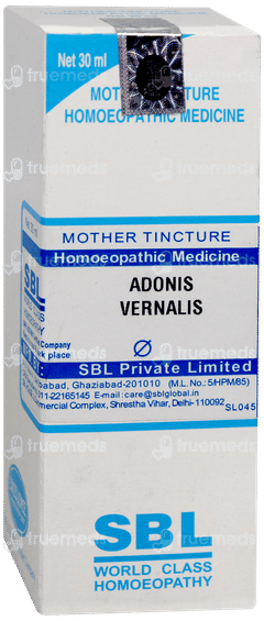 Sbl Adonis Vernalis Q Mother Tincture 30ml