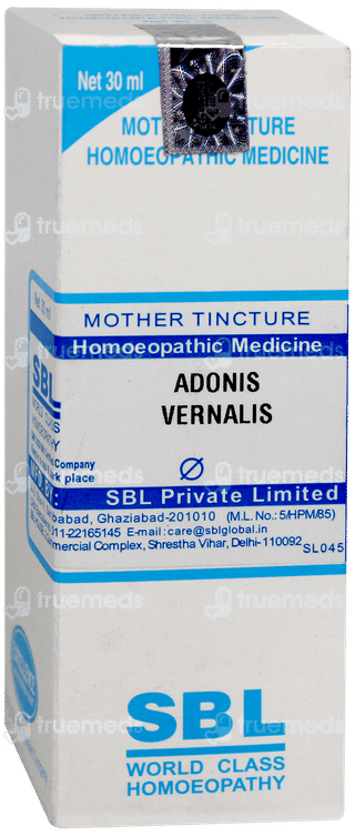 Sbl Adonis Vernalis Q Mother Tincture 30ml