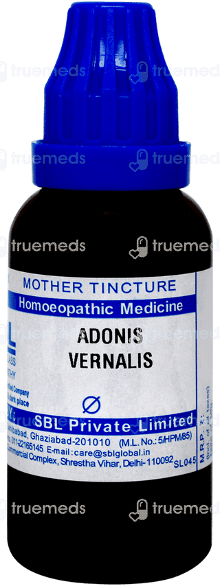 Sbl Adonis Vernalis Q Mother Tincture 30ml