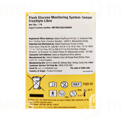 Freestyle Libre Sensor Flash Glucose Monitoring System 1 Freestyle Libre Sensor Flash Glucose Monitoring System 1