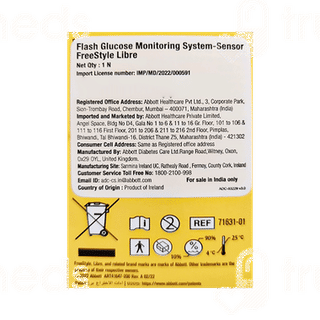Freestyle Libre Sensor Flash Glucose Monitoring System 1
