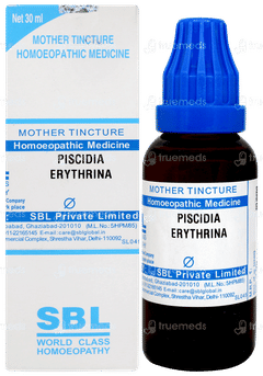 Sbl Piscidia Erythrina Q Mother Tincture 30ml