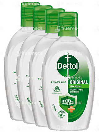 Dettol Instant Hand Sanitizer 50 ML Pack Of 4