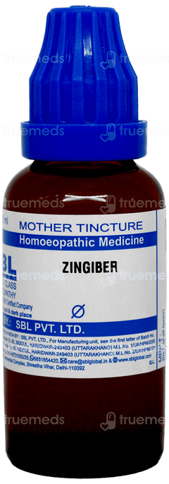 Sbl Zingiber Q Mother Tincture 30Ml