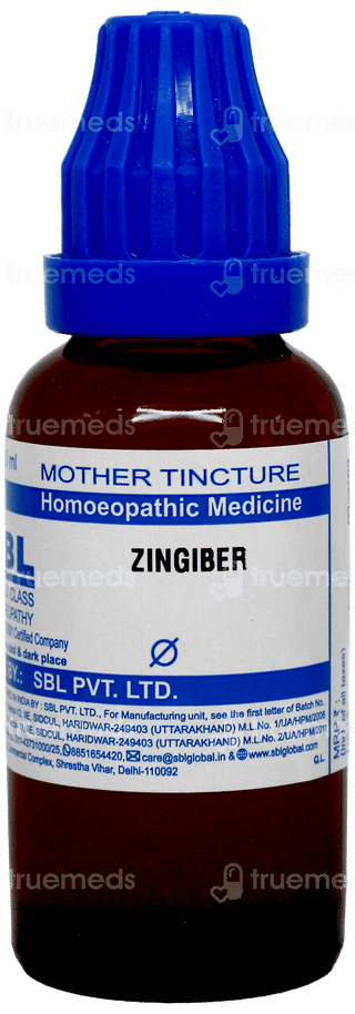 Sbl Zingiber Q Mother Tincture 30Ml