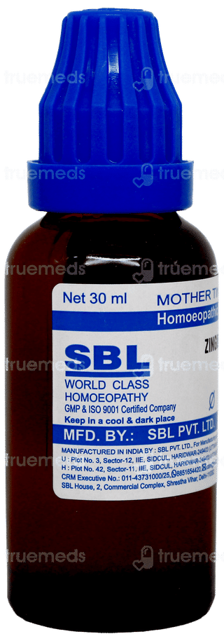 Sbl Zingiber Q Mother Tincture 30Ml