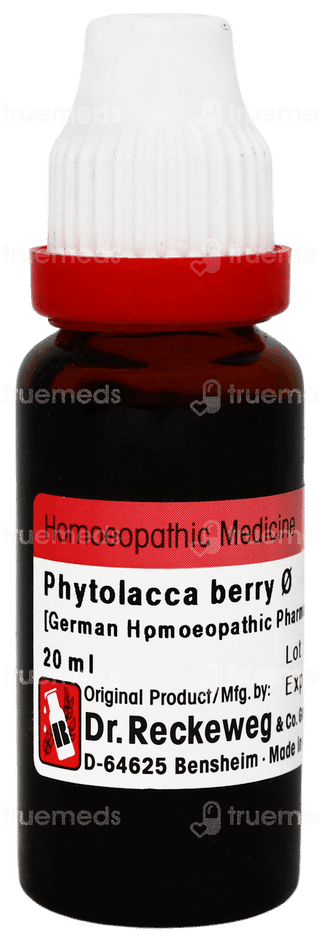 Dr Reckeweg Phytolacca Berry Q Mother Tincture 20ml