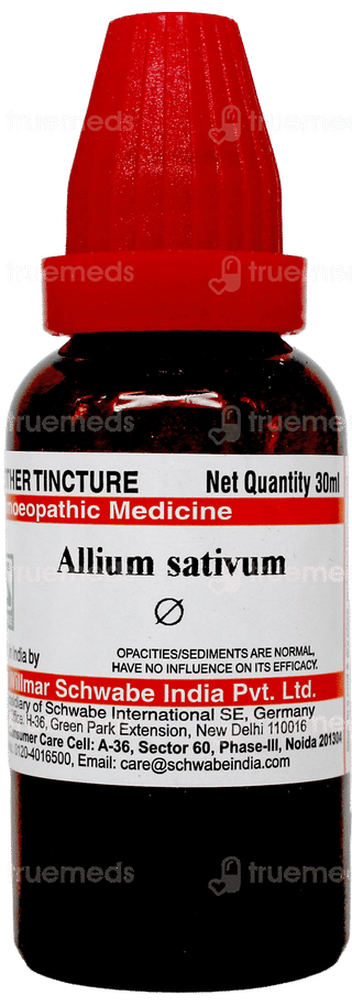 Dr Willmar Schwabe Allium Sativum Q Mother Tincture 30Ml