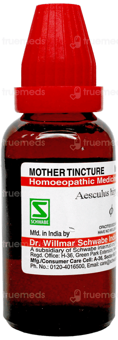 Dr Willmar Schwabe Aesculus Hippocastanum Q Mother Tincture 30ml