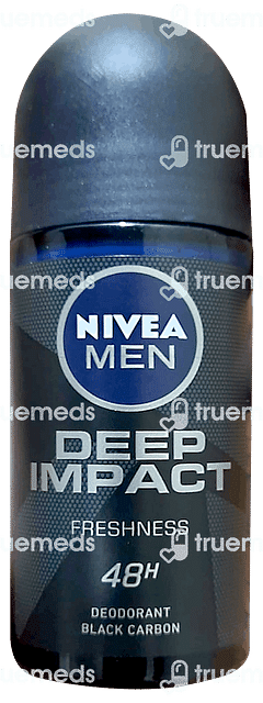Nivea Men Deep Impact Freshness Deodorant Roll On 50ml