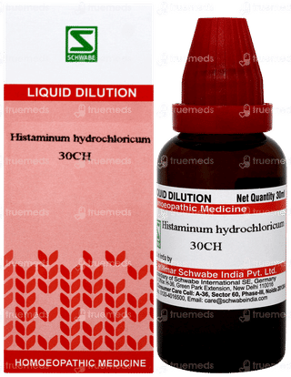 Dr Willmar Schwabe Histaminum Hydrochloricum 30ch Dilution 30ml