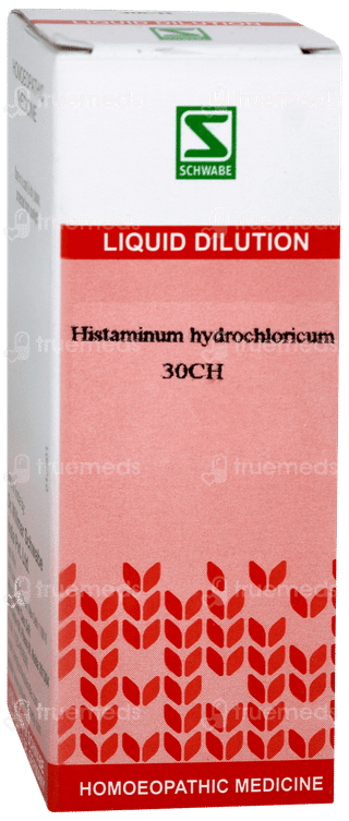 Dr Willmar Schwabe Histaminum Hydrochloricum 30ch Dilution 30ml