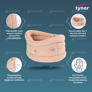 Tynor B 02 Medium Soft Cervical Collar With Support 1