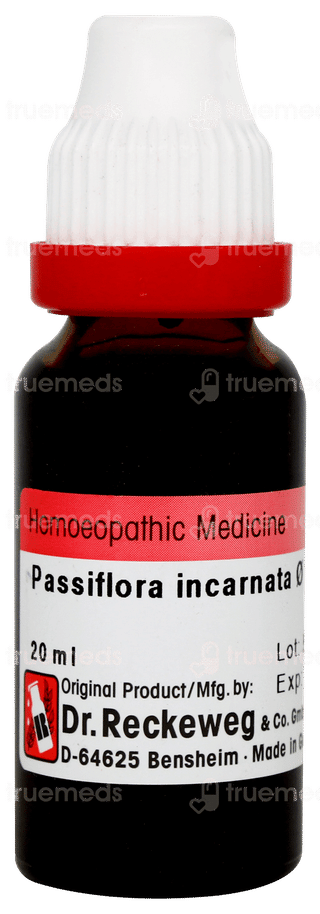 Dr Reckeweg Passiflora Inc Q Mother Tincture 20ml