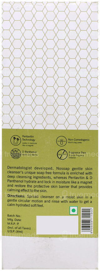 Nosoap Gentle Skin Cleanser 250Ml
