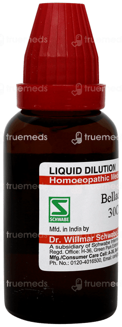 Dr Willmar Schwabe Belladonna 30ch Dilution 30ml