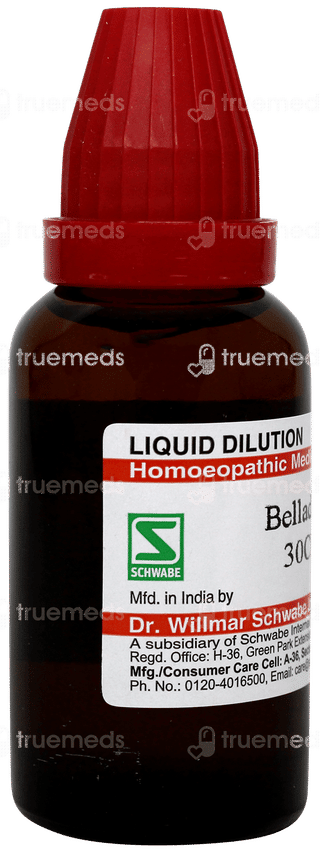 Dr Willmar Schwabe Belladonna 30ch Dilution 30ml
