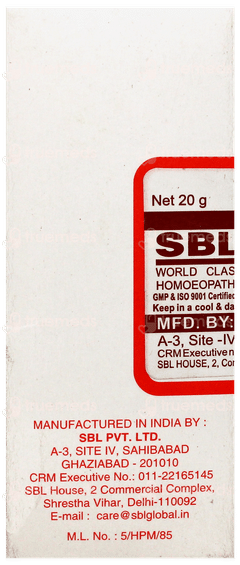 Sbl Arnica Montana 0/1 Lm Globules 20gm