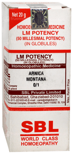 Sbl Arnica Montana 0/1 Lm Globules 20gm