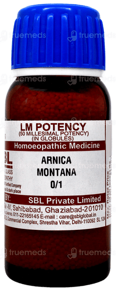 Sbl Arnica Montana 0/1 Lm Globules 20gm