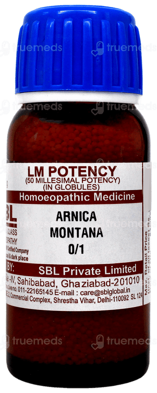 Sbl Arnica Montana 0/1 Lm Globules 20gm