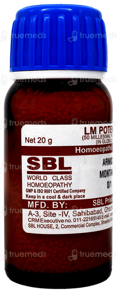 Sbl Arnica Montana 0/1 Lm Globules 20gm