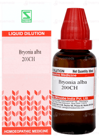 Dr Willmar Schwabe Bryonia Alba 200ch Dilution 30ml