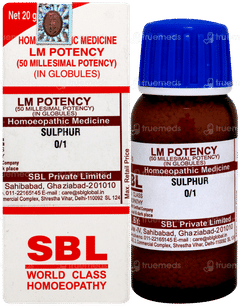 Sbl Sulphur 0/1 Lm Globules 20 GM