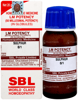 Sbl Sulphur 0/1 Lm Globules 20 GM