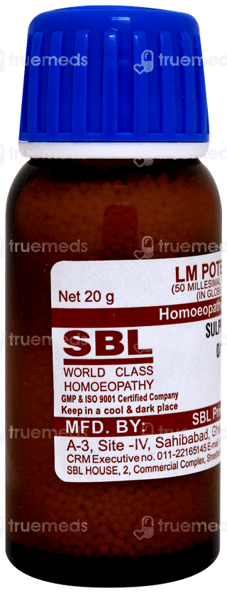 Sbl Sulphur 0/1 Lm Globules 20 GM