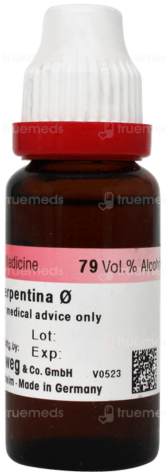 Dr Reckeweg Rauwolfia Serp Q Mother Tincture 20ml