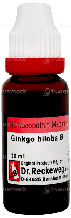 Dr Reckeweg Ginkgo Biloba Q Mother Tincture 20ml