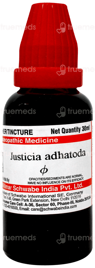 Dr Willmar Schwabe Justicia Adhatoda Q Mother Tincture 30ml