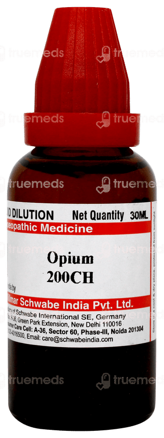 Dr Willmar Schwabe Opium 200ch Dilution 30ml