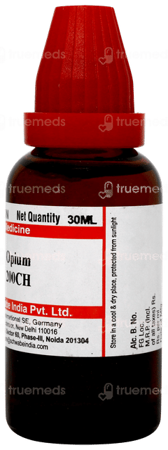 Dr Willmar Schwabe Opium 200ch Dilution 30ml