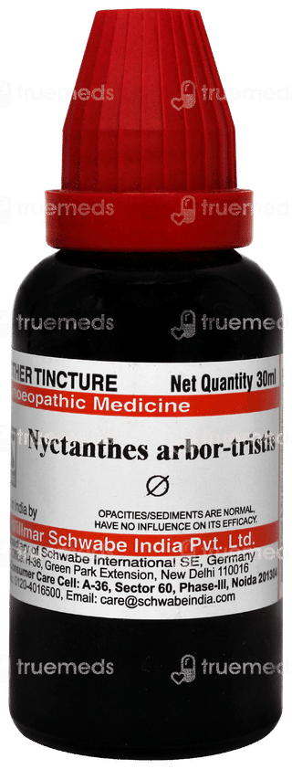 Dr Willmar Schwabe Nyctanthes Arbortristis Q Mother Tincture 30ml
