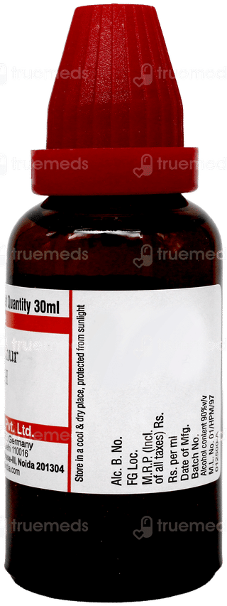 Dr Willmar Schwabe India Hepar Sulphur 200 Ch Dilution 30 Ml