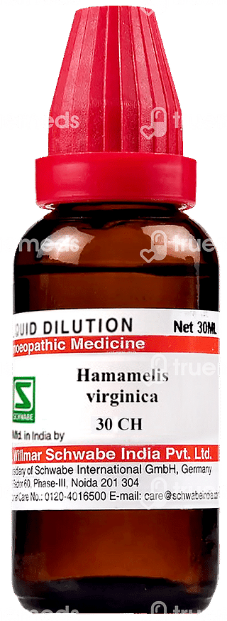 Dr Willmar Schwabe India Hamamelis Virginica 30 Ch Dilution 30 ML