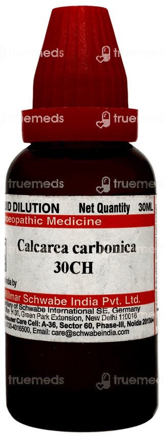 Dr Willmar Schwabe Calcarea Carbonica 30ch Dilution 30ml