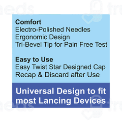 Control D Comfort Lancets 100